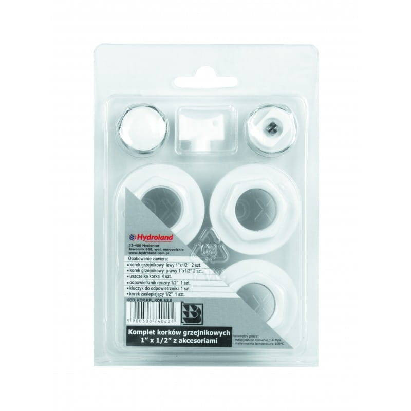 Zestaw korków grzejnikowych kpl.